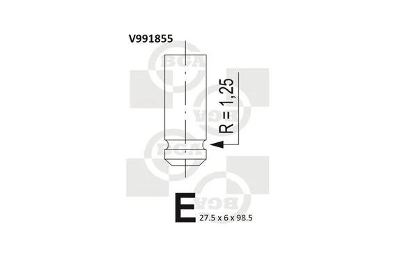 Sesalni ventil BGA V991855