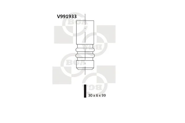 Sesalni ventil BGA V991933