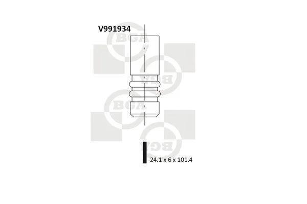 Exhaust Valve BGA V991934