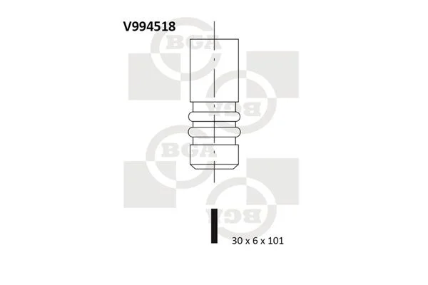 Izpušni ventil BGA V994518