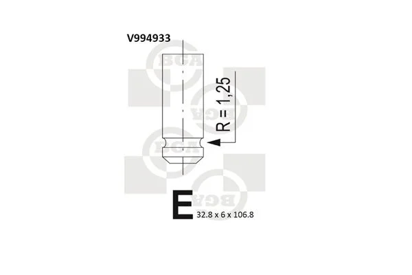 Sesalni ventil BGA V994933