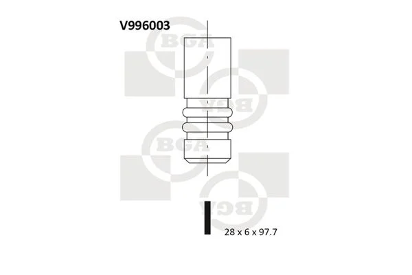 Izpušni ventil BGA V996003