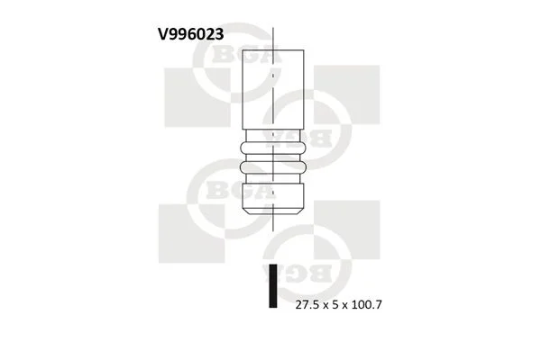 Exhaust Valve BGA V996023