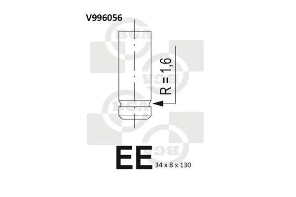 Exhaust Valve BGA V996056