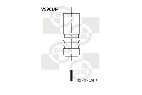 Angos vožtuvas BGA V996144