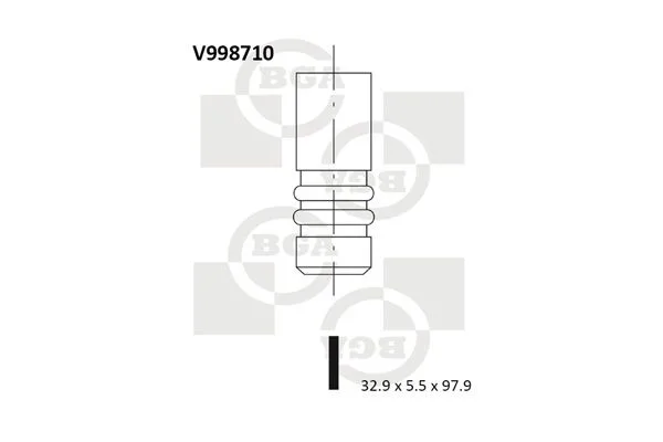 Intake Valve BGA V998710