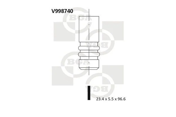 Exhaust Valve BGA V998740