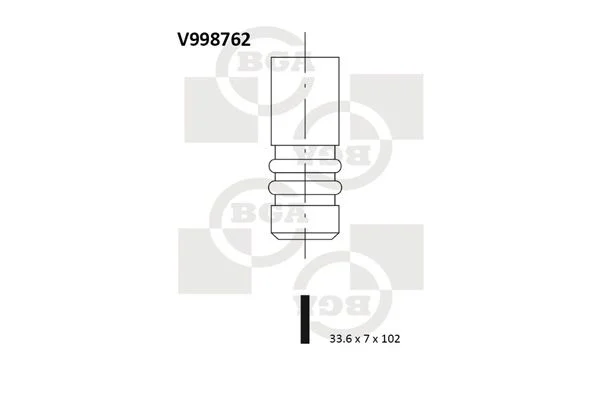 Sesalni ventil BGA V998762