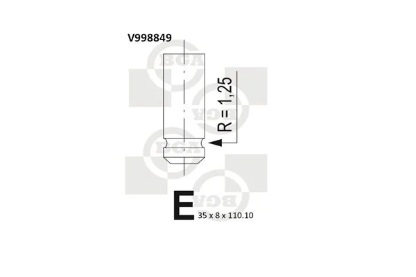 Sesalni ventil BGA V998849