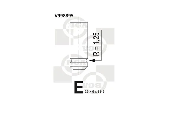 Izpušni ventil BGA V998895