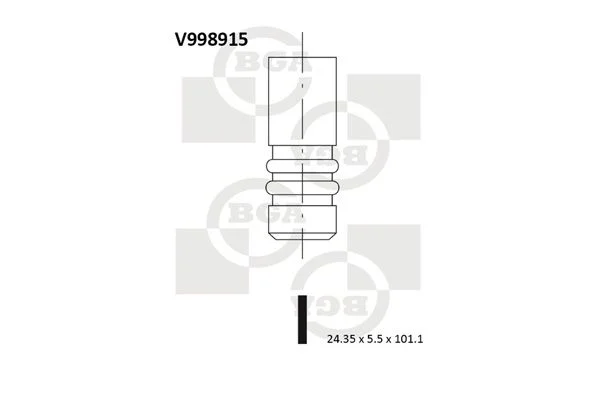 Exhaust Valve BGA V998915