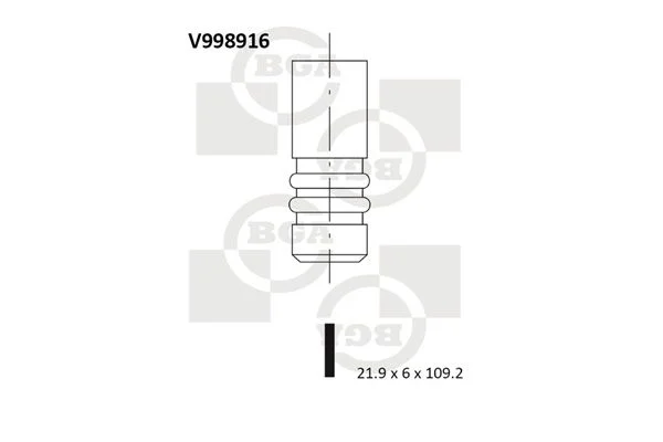Sesalni ventil BGA V998916