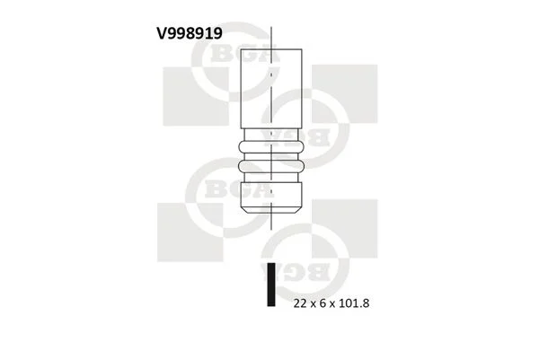 Exhaust Valve BGA V998919