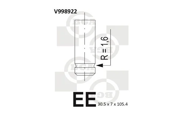 Įvado vožtuvas BGA V998922