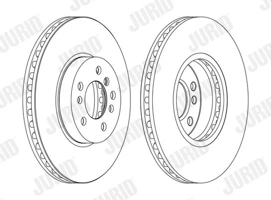 Brake Disc JURID 562134JC-1