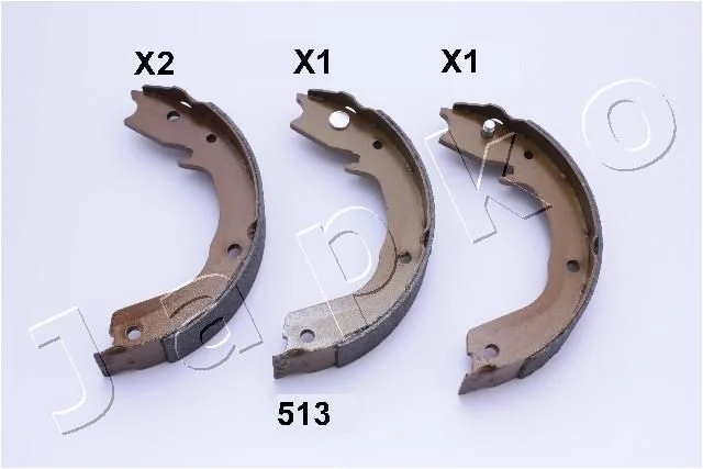 Komplet zavornih čevljev JAPKO 55513