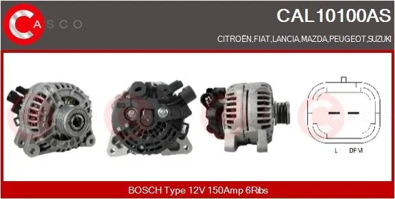 Alternator casco CAL10100AS