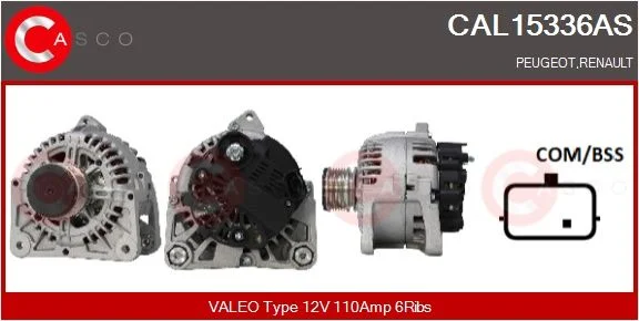 Alternator casco CAL15336AS