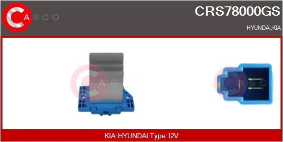 Resistor, interior blower casco CRS78000GS