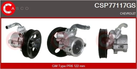 Hidraulinis siurblys, vairo sistema casco CSP77117GS