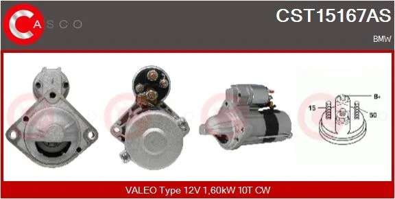 Starter casco CST15167AS