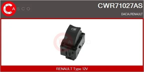 Switch, window regulator casco CWR71027AS