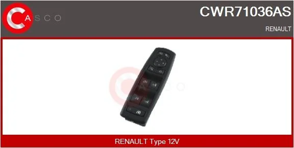 Switch, window regulator casco CWR71036AS