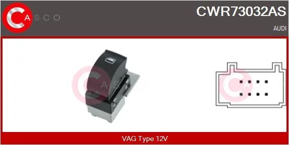 Switch, window regulator casco CWR73032AS