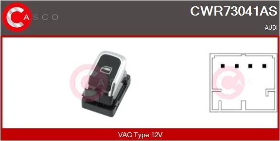 Switch, window regulator casco CWR73041AS