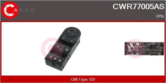 Switch, window regulator casco CWR77005AS