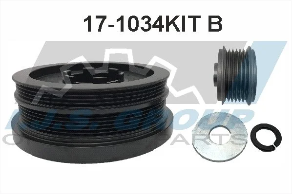 Belt Pulley Set, crankshaft IJS GROUP 17-1034KIT B