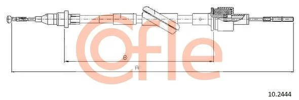 Cable Pull, clutch control COFLE 10.2444