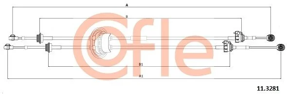 Poteg kabla, ročni menjalnik COFLE 11.3281