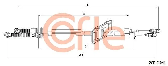 Poteg kabla, ročni menjalnik COFLE 2CB.FI041