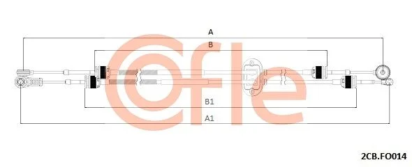 Poteg kabla, ročni menjalnik COFLE 2CB.FO014