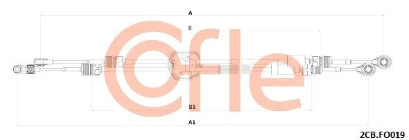 Poteg kabla, ročni menjalnik COFLE 2CB.FO019