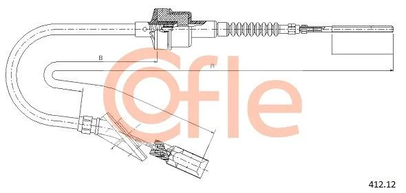 Poteg kabla, krmiljenje sklopke COFLE 412.12