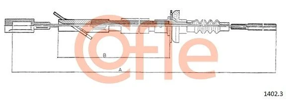 Poteg kabla, krmiljenje sklopke COFLE 92.1402.3