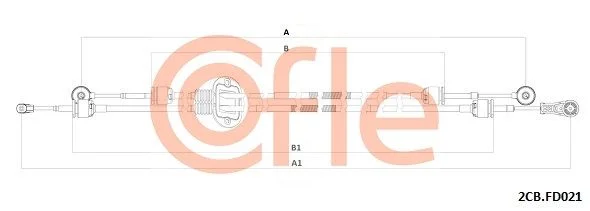 Poteg kabla, ročni menjalnik COFLE 92.2CB.FD021
