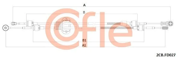 Poteg kabla, ročni menjalnik COFLE 92.2CB.FD027