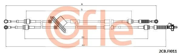 Poteg kabla, ročni menjalnik COFLE 92.2CB.FI011