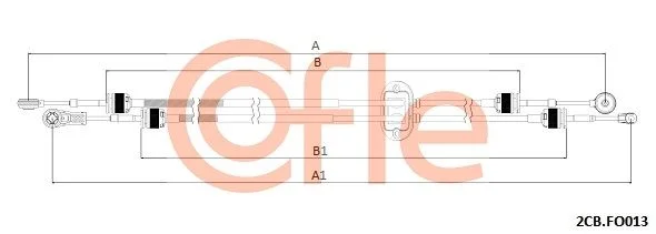 Poteg kabla, ročni menjalnik COFLE 92.2CB.FO013