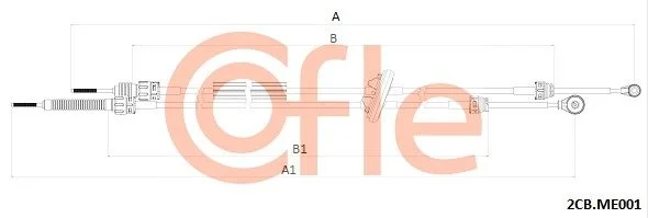 Poteg kabla, ročni menjalnik COFLE 92.2CB.ME001