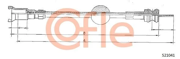 Kabel merilnika hitrosti COFLE 92.S21041