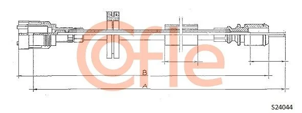 Kabel merilnika hitrosti COFLE 92.S24044