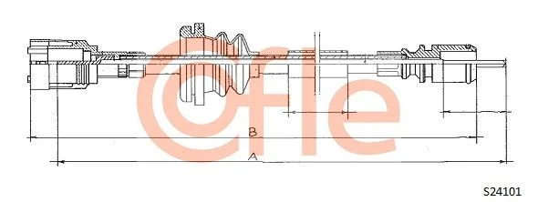 Kabel merilnika hitrosti COFLE 92.S24101