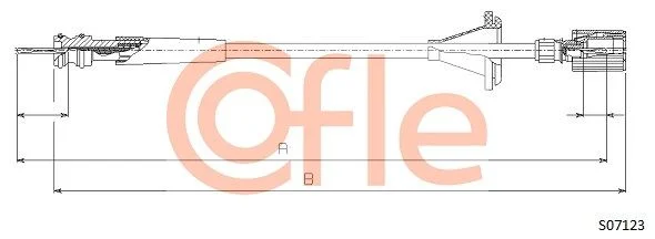 Kabel merilnika hitrosti COFLE S07123