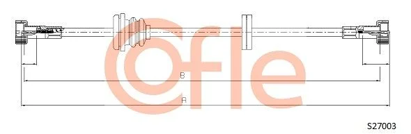 Kabel merilnika hitrosti COFLE S27003