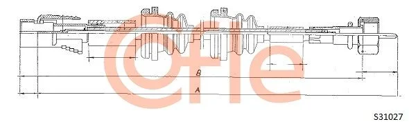 Kabel merilnika hitrosti COFLE S31027