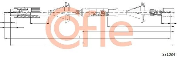 Kabel merilnika hitrosti COFLE S31034